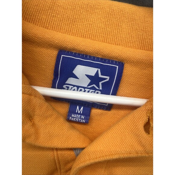 Starter Tennessee Volunteers Orange Polo Shirt Mens M Vintage UT Vols NCAA - Picture 6 of 13